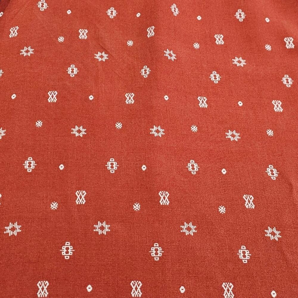 NWT Torrid Wide Leg Pants Womens Size 1X Orange Pull On Palazzo Geometric Print - Picture 9 of 15